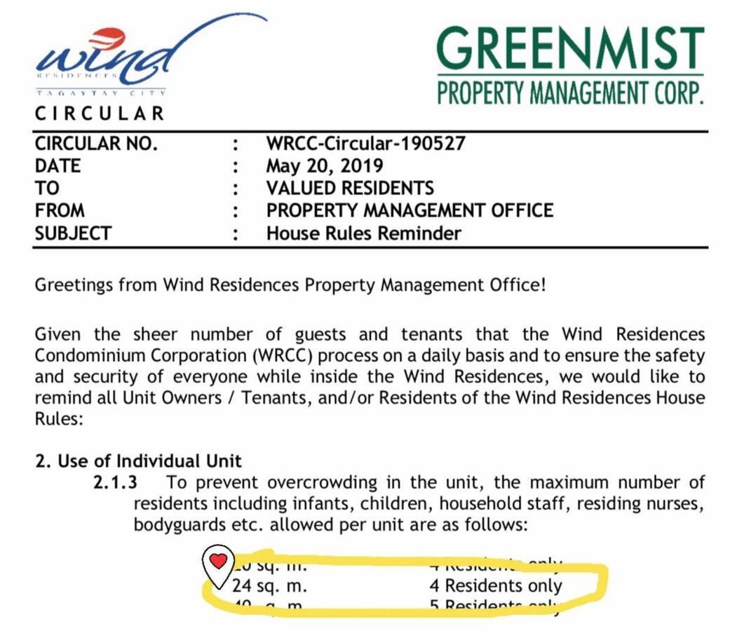 Sabina'S Place Wind Residences Tagaytay タガイタイ エクステリア 写真